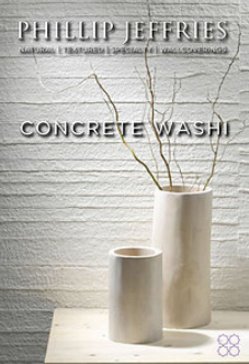 Philip Jeffries Concrete Washi Wallpaper